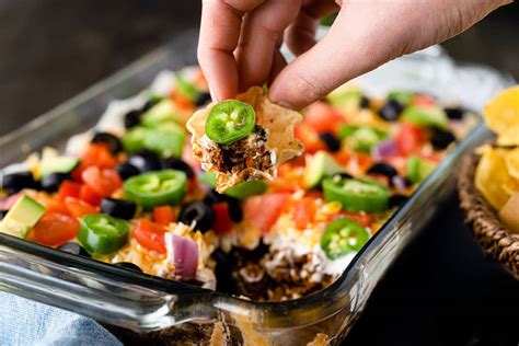 Taco Salad Dip With Ground Beef