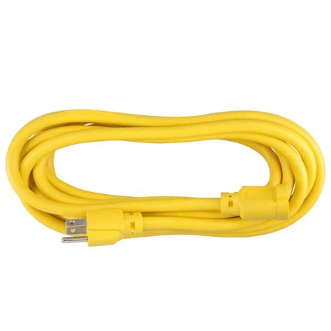 EEX30 Extensión eléctrica uso extra rudo aterrizada color amarillo 30