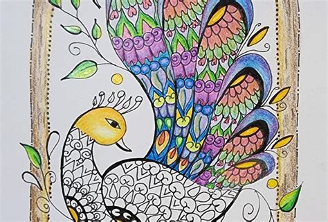 Peacock Pattern To Draw