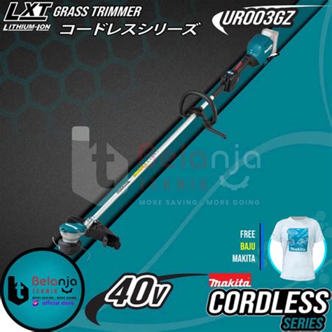 Promo Makita Mesin Potong Rumput Senar Ur003gz Cordless Grass Trimmer 40v Ur Cicil 0 3x Kota