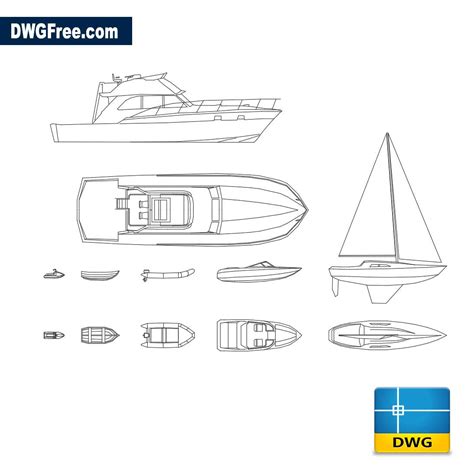 Barcos En Plano Dwg Descargar Modelo De Bloques De Autocad Autocad