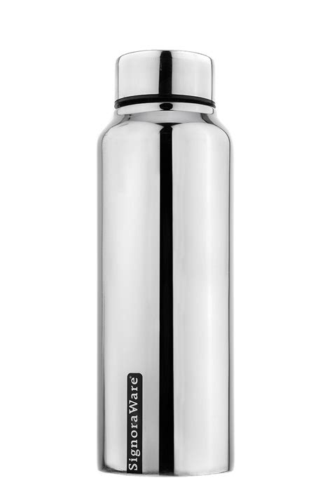 Signoraware Aqua Single Walled Stainless Steel Fridge Water Bottle