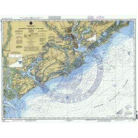 Historical Nautical Chart 11521 04 1999 Sc Charelston Harbor And App