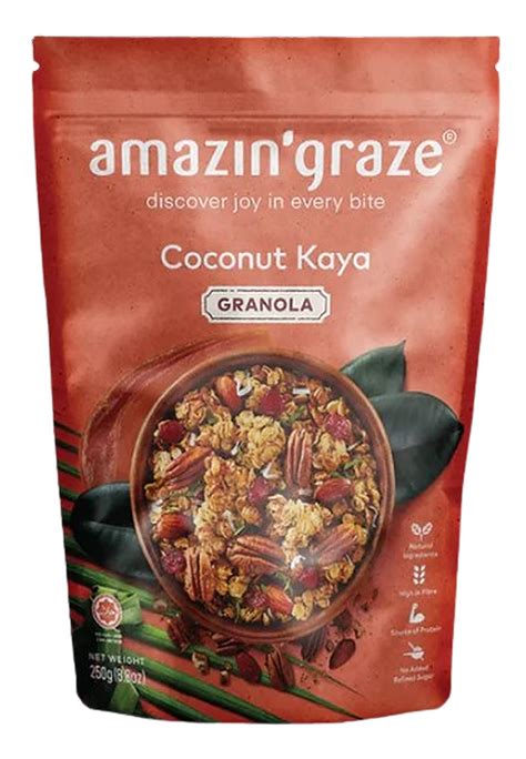 Amazin Graze Coconut Kaya Granola Fresh Groceries Delivery Redtick