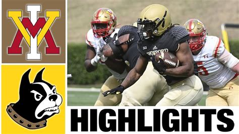 Vmi Vs Wofford Highlights College Football Week College