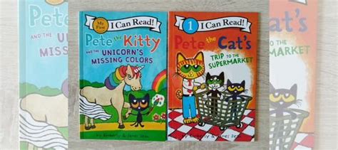 Детские книги на английском языке. I Can Read! Pete the Cat. ЦЕНА ...