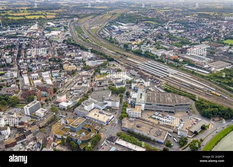 Aerial View City Centre View With Platz Der Deutschen Unity And Hamm