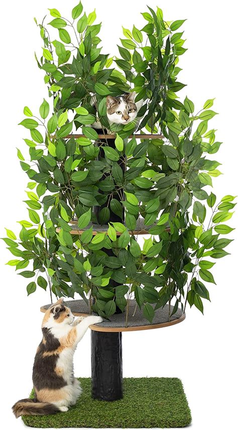 Arbol rascador para Gatos Escalar esconderse y Dormir Árbol para