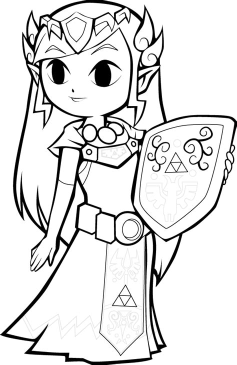 53 dessins de coloriage zelda à imprimer sur LaGuerche Page 5