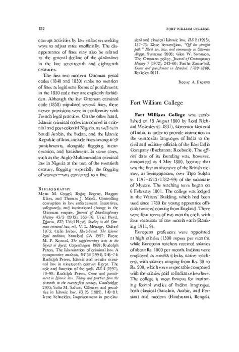 (PDF) Fort William College