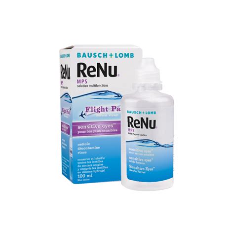 Renu Mps Sensitive Eyes Travel Van Bausch Lomb Bij Lensdeal