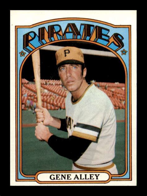 Topps Gene Alley Pittsburgh Pirates Nm Near Mint Ebay