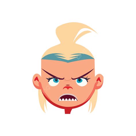 Angry Girl Cartoon Characters