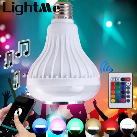 E Light Bulb Intelligent Colorful Led Lamp Bluetooth Speaker