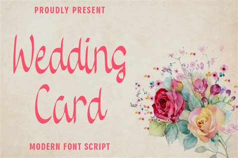 Wedding Card Font by rangkaiaksara · Creative Fabrica