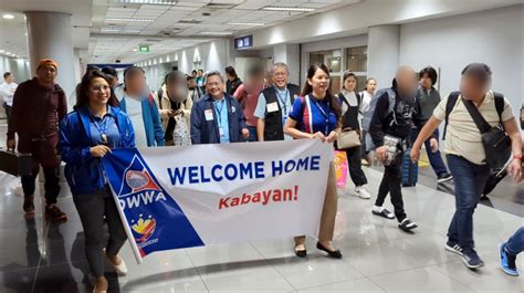 Dmw 5 Ofws Repatriated From Haiti Gma News Online