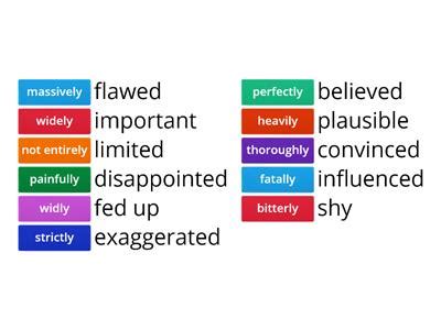 Adverb and adjective Recursos didácticos