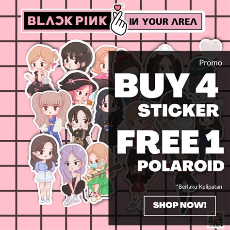 Jual Cut Stiker Blackpink Chibi Blackpink Bornpink Kartun Lucu