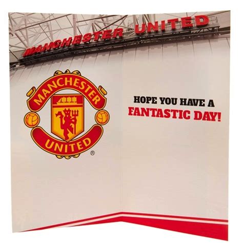 Manchester United Fc Birthday Card No 1 Fan Wishing The Ultimate Red