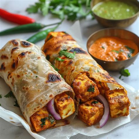 Paneer Kathi Rolls Recipe Khaddoroshik