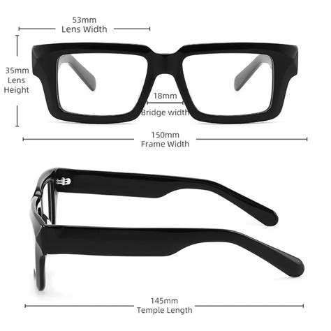 Cubojue Mens Full Rim Square Plastic Reading Glasses Gl6609 Fuzweb