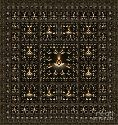 Freemason Masonic Symbols Painting By Esoterica Art Agency Fine Art