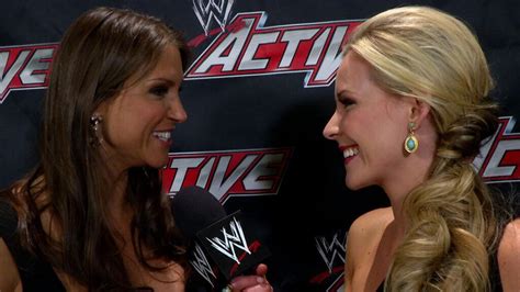 Stephanie McMahon reacts to inducting Trish Stratus into the WWE Hall ...