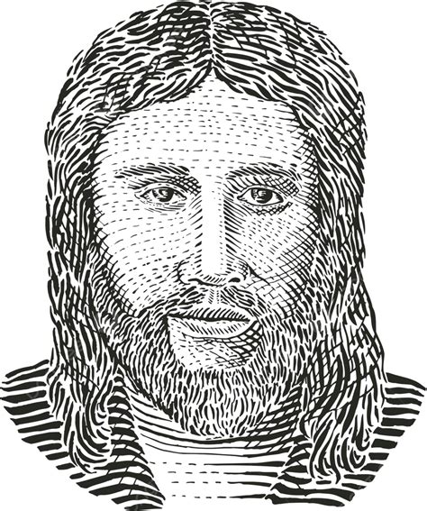 Jesucristo Vista Frontal Jesucristo Religión Cristo Vector PNG