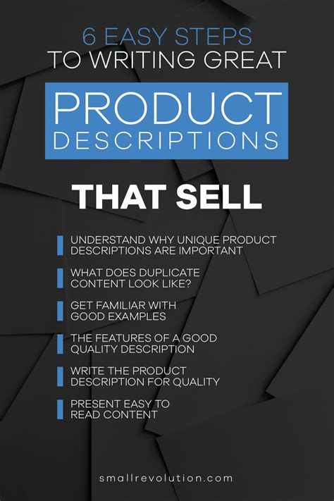 How To Write Store Product Descriptions Artofit