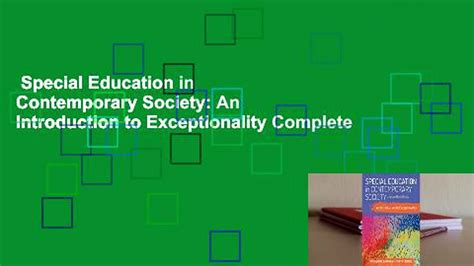 Special Education In Contemporary Society 7th Edition Pdf Fr