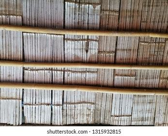 Bamboo Roof Texture Background Stock Photo 1315932815 | Shutterstock