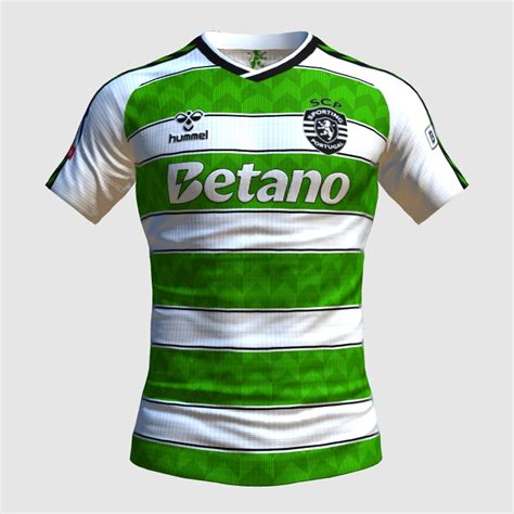 Sporting Lisbon Hummel Home FIFA 23 Kit Creator Showcase