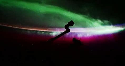 Aurora Boreal Em Imagens Raras Do Espa O Veja V Deo Bbc