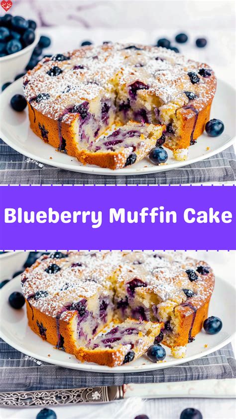 blueberry muffin cake family dinner recipes