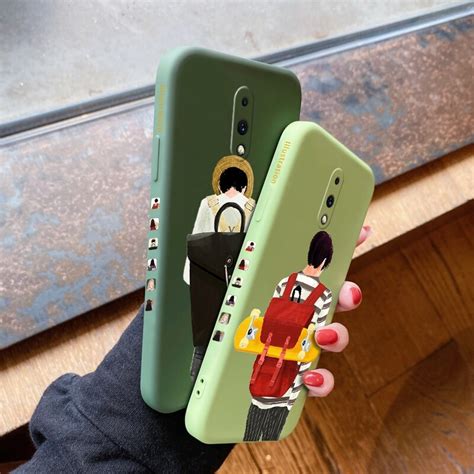 For Oneplus 5 5t 6 6t 7 Pro 7t Pro Case With Cartoon Couple Cute Back