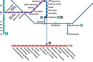 Arquivo Para Mapa Da Rede Metr Cptm