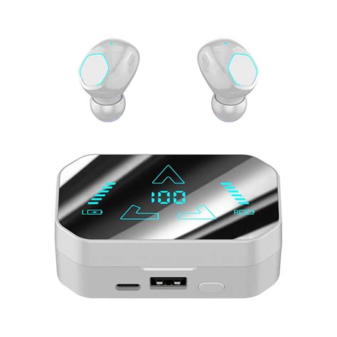 Earbuds Wireless Earbuds Digital Display Charging Case Built In Microphone Sleep Earbuds Noise