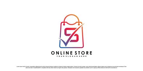 Premium Vector Online Store Logo Design For Commerce Business Icon