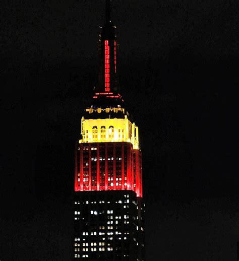 Empire State Building Lights Up To Honor 60th Anniversary Of Communist