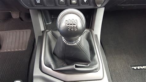 Tacoma With Manual Transmission