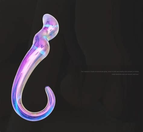 Dildo En Verre Crystal Godemichet Transparent Forme Realiste Penis