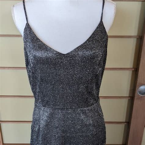 Sugarlips Dresses Nwt Sugarlips Women Party Dress Dark Gray Shiny