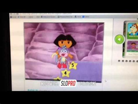 Slow Motion Of Dora The Explorer Stair Buzz Trap And Fall Down Episode