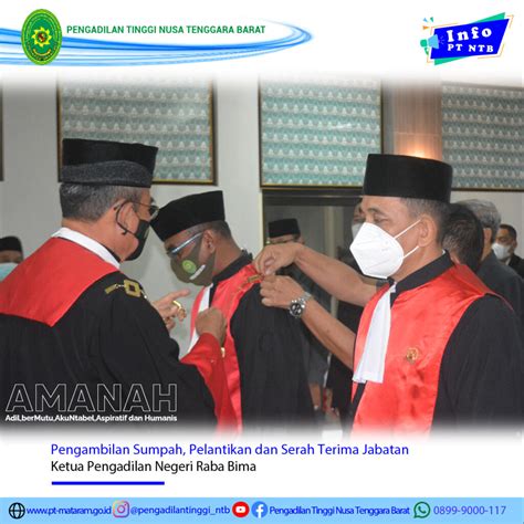 Pengambilan Sumpah Pelantikan Dan Serah Terima Jabatan Ketua