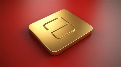 Golden Equals Symbol On Matte Gold Plate A D Rendered Icon Of Equality