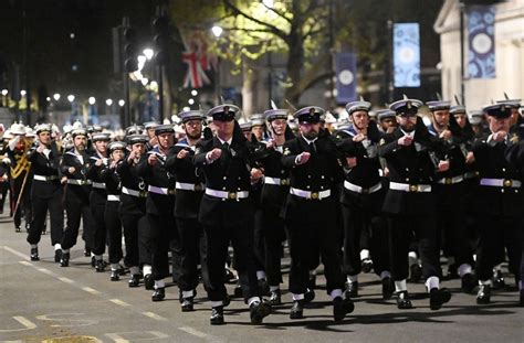 King Charles S Coronation Rehearsal Lights Up London Night Bbc News