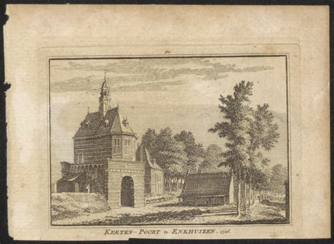 Keeten Poort Te Enkhuizen 1726