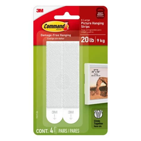 Command™ Picture Hanging Strips - White, 4 ct - Pick ‘n Save