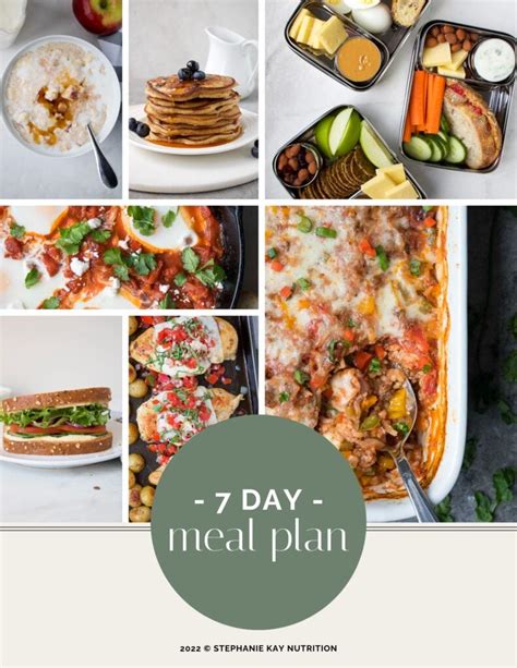 Healthy Day Meal Plan Stephanie Kay Nutrition