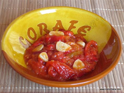 Ensalada De Pimientos Asados Y Tomate Ana En La Cocina